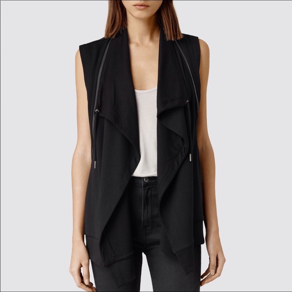 HP ✨ All Saints Fera Sweatshirt Vest